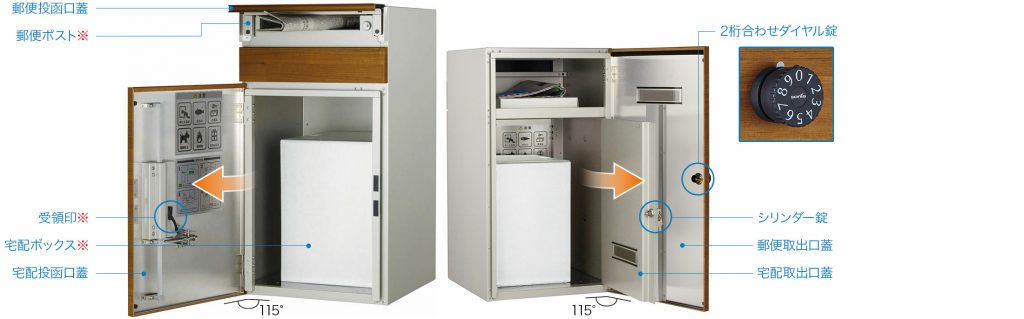 YKKap　ルシアス宅配ポスト